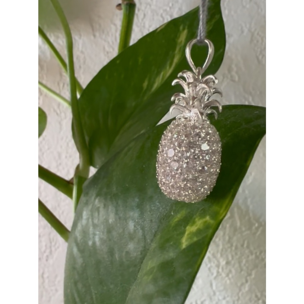 Silver 925 Pineapple with cubic zirconia Pendant